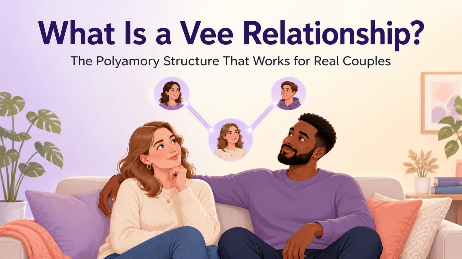 What Is a Vee Relationship? The Polyamory Structure That Works for Real Couples — cover image