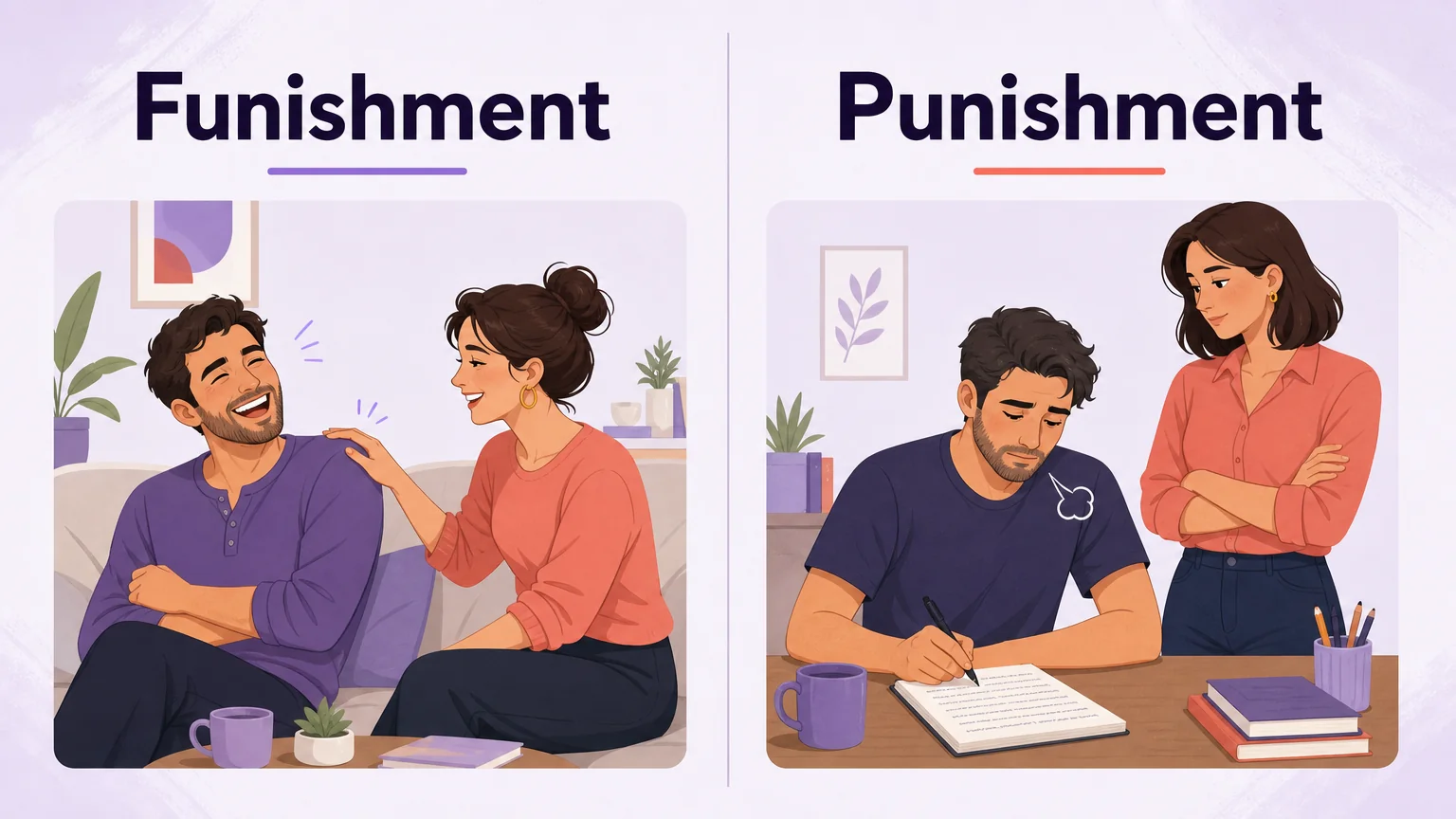 Funishment versus punishment: the consequence game from the brat side