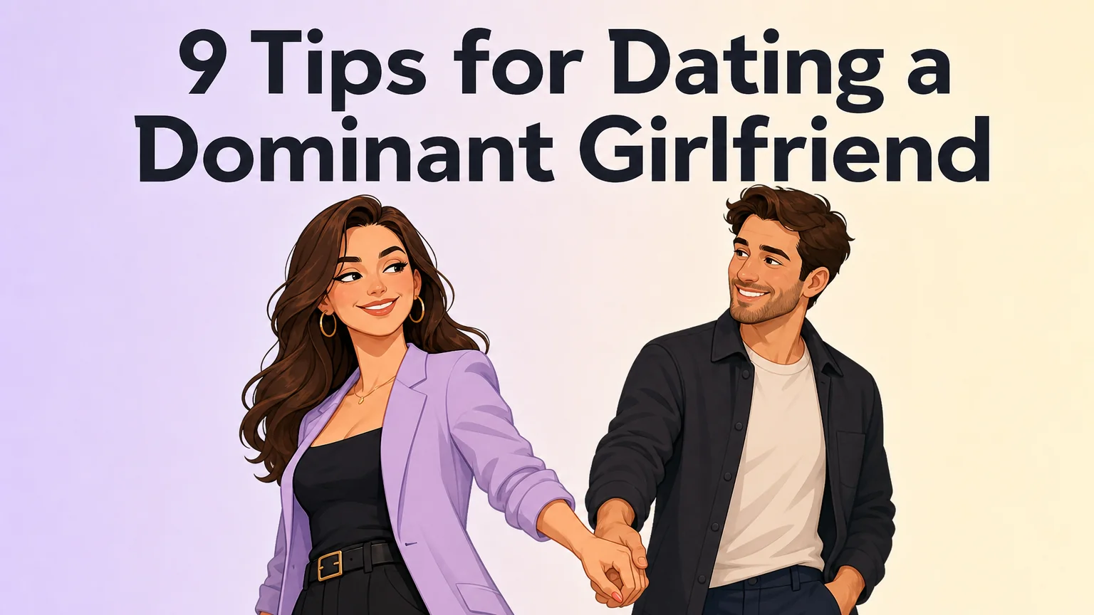 Featured illustration for 9 Tips for Dating a Dominant Girlfriend