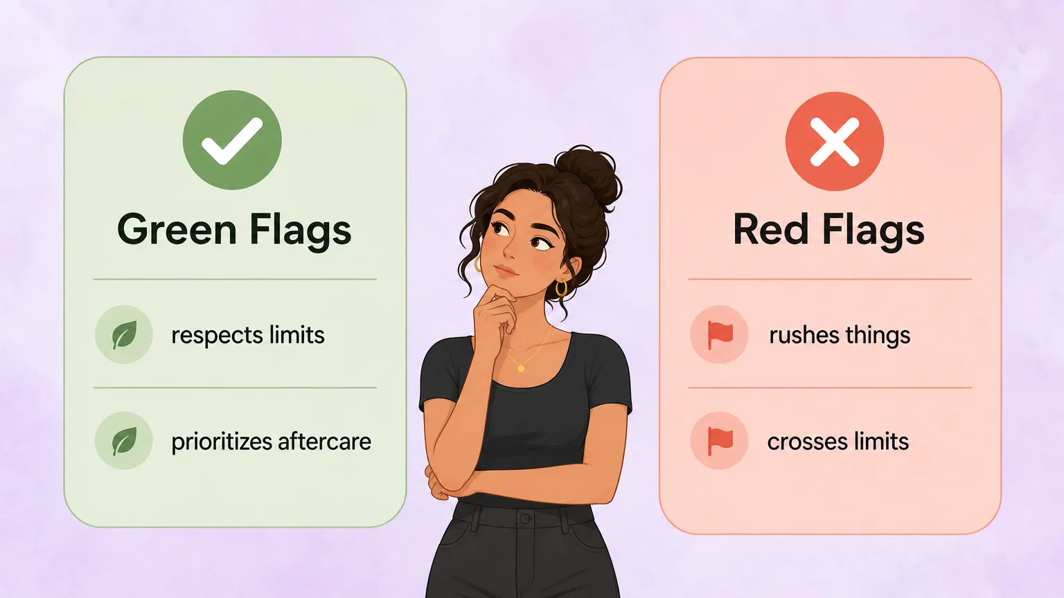 Green flags and red flags for a healthy daddy dom dynamic