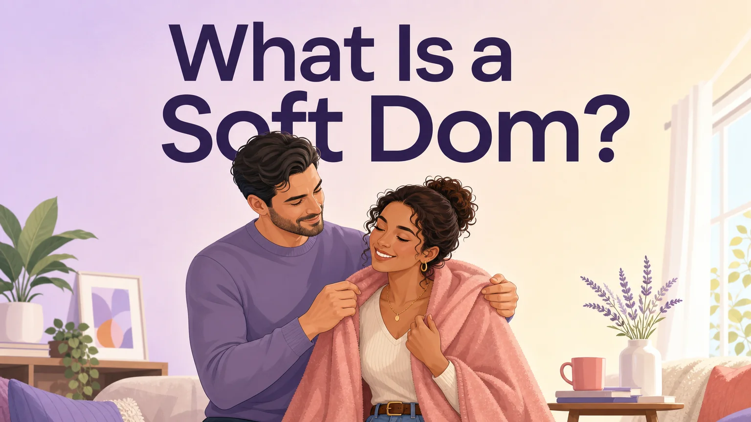 Cover illustration for the what is a soft dom guide