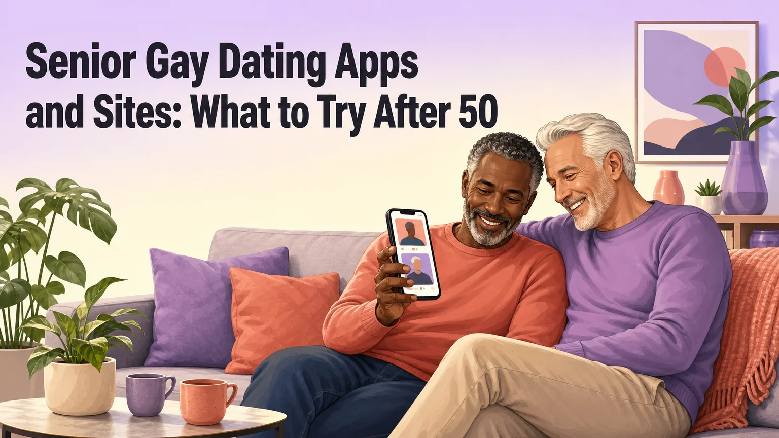 Senior gay dating apps and sites guide cover