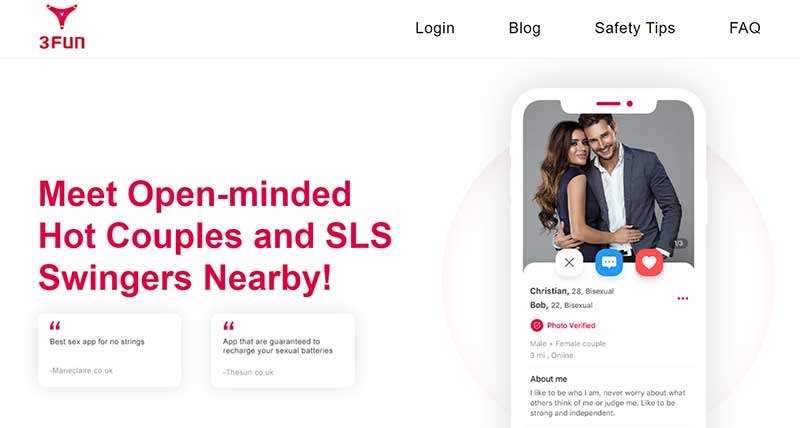 3Fun dating app for sls swingers